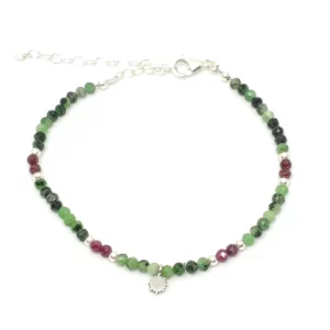 Pulsera Zoisita Rubí