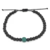 Pulsera Hombre Hematite Mate Azul