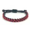 Pulsera Hombre Negra y Roja