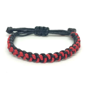 Pulsera Hombre Negra y Roja