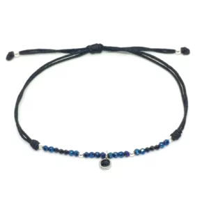 Pulsera Hematita Azul
