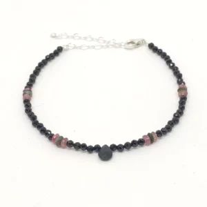 Pulsera Espinela y Turmalina