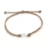 Pulsera Marrón Circonita