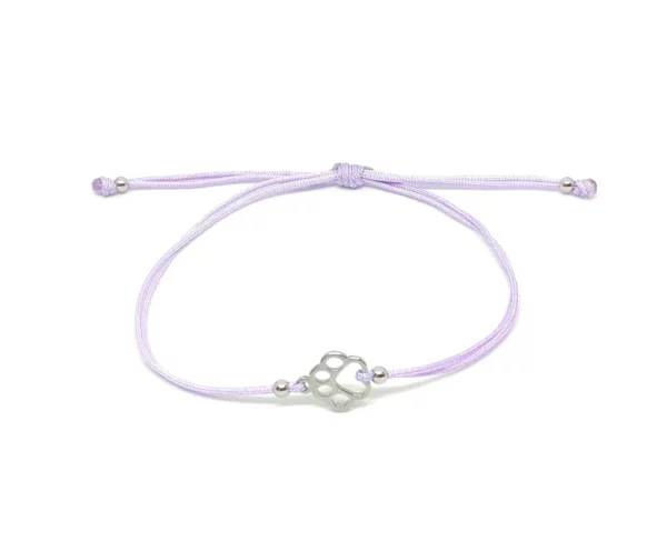 Pulsera huella Lila