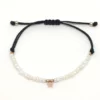 Pulsera con Perla y Plata Bañada en Oro Rosa