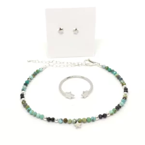 Pack Pulsera, Anillo y Pendiente Estrella