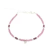 Pulsera Estrella Turmalina y Rubí