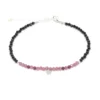 Pulsera Espinela Turmalina y Estrella