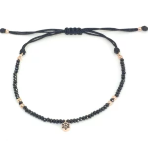 Pulsera Espinela y Oro Rosa