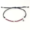 Pulsera Rubí Estrella Hilo