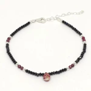 Pulsera Espinela, Rubí y Tulita